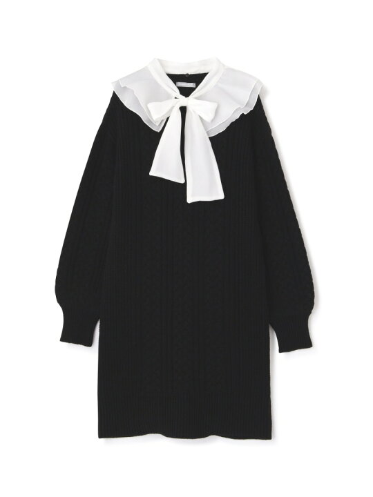 楽天市場】【SALE／50%OFF】ラッフルカラーケーブルミニニット 