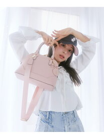 チャーム付きハンドバッグ JILL by JILL STUART ジル バイ ジル スチュアート バッグ その他のバッグ ブルー ピンク【送料無料】[Rakuten Fashion]