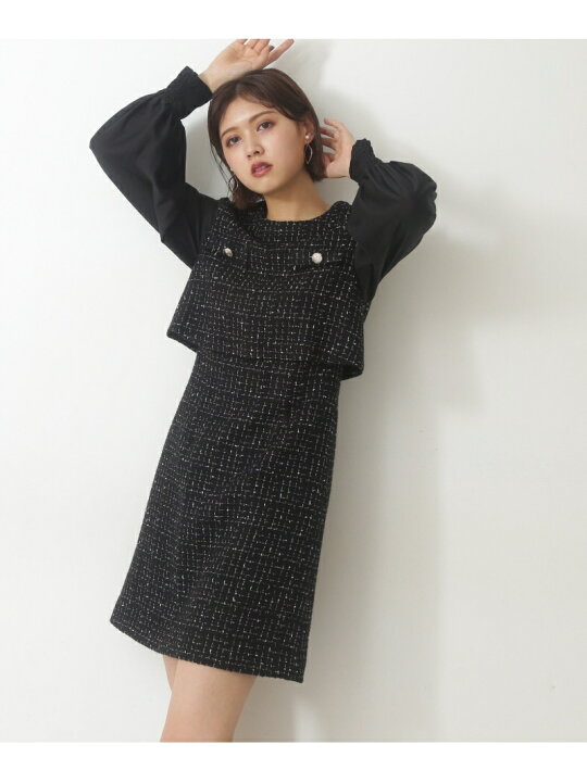 楽天市場】【SALE／50%OFF】ミックスツイードワンピース JILL by JILL 