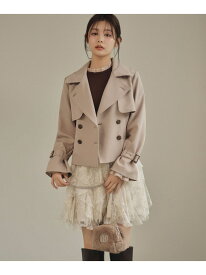 縦ラッフルミニスカート JILL by JILL STUART ジル バイ ジル スチュアート スカート その他のスカート ベージュ ブラック ホワイト【送料無料】[Rakuten Fashion]