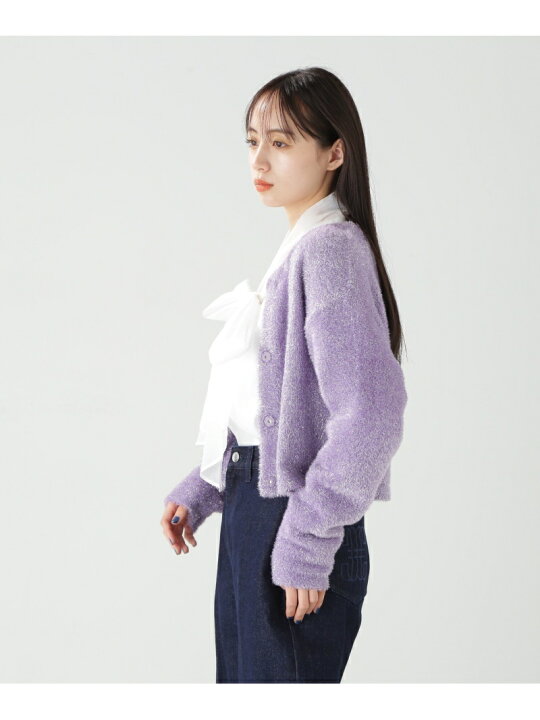 楽天市場】シャイニーフェザーカーディガン JILL by JILL STUART ジル 