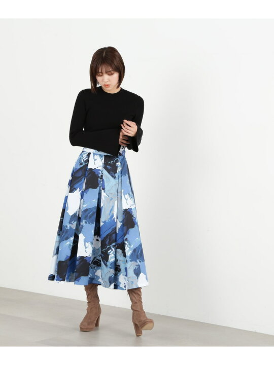 楽天市場】【SALE／30%OFF】フレアスリーブミニケーブルニットトップス  