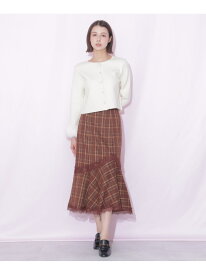 レーストリムマーメイドスカート JILL by JILL STUART ジル バイ ジル スチュアート スカート その他のスカート ブラウン ピンク ブラック【送料無料】[Rakuten Fashion]