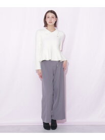 チェーンベルトパンツ JILL by JILL STUART ジル バイ ジル スチュアート パンツ その他のパンツ グレー ブラウン ブルー【先行予約】*【送料無料】[Rakuten Fashion]
