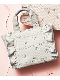 リボン刺繍フリルトートバッグ JILL by JILL STUART ジル バイ ジル スチュアート バッグ その他のバッグ ピンク ブルー【送料無料】[Rakuten Fashion]