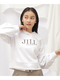 【SALE／30%OFF】JB刺繍ロゴダイバースウェット JILL by JILL STUART ジル バイ ジル スチュアート トップス カットソー・Tシャツ ホワイト グレー ピンク【RBA_E】【送料無料】[Rakuten Fashion]