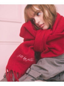 エンブロイダリーロゴフラッフィーストール/マフラー JILL by JILL STUART ジル バイ ジル スチュアート ファッション雑貨 スカーフ・バンダナ イエロー ホワイト ピンク レッド ブルー【送料無料】[Rakuten Fashion]