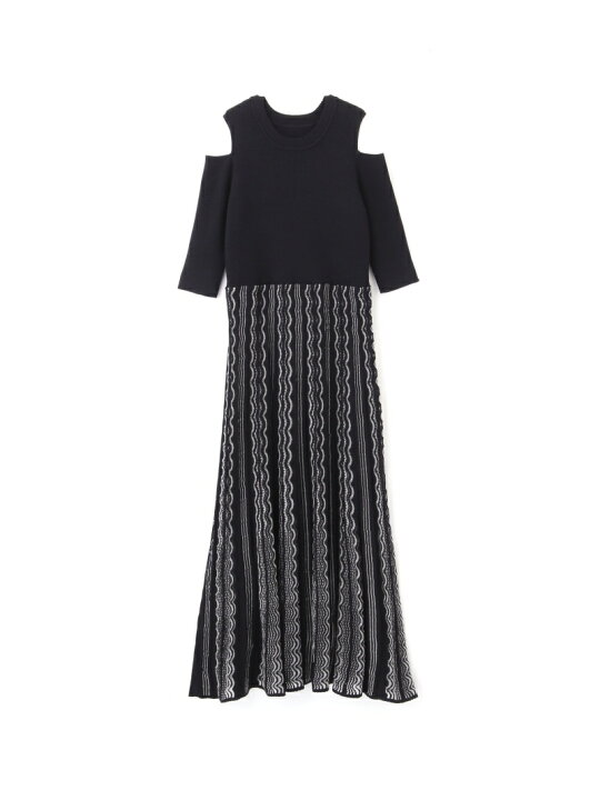 楽天市場】【SALE／60%OFF】レーシーストライプニットワンピース JILL 