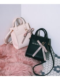 チャーム付きミニトートバッグ JILL by JILL STUART ジル バイ ジル スチュアート バッグ その他のバッグ ブラック ブルー ホワイト ピンク【送料無料】[Rakuten Fashion]