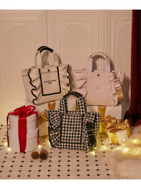 ＜リミテッドファブリック＞フレームフリルトートバッグ JILL by JILL STUART ジル バイ ジル スチュアート バッグ その他のバッグ ピンク ホワイト ブラック【送料無料】[Rakuten Fashion]