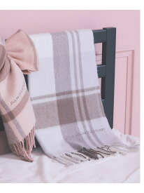 エンブロイダリーロゴチェックストール/マフラー JILL by JILL STUART ジル バイ ジル スチュアート ファッション雑貨 スカーフ・バンダナ ピンク ブルー ブラウン【送料無料】[Rakuten Fashion]