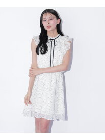 【SALE／20%OFF】ドットプリーツミニワンピース JILL by JILL STUART ジル バイ ジル スチュアート ワンピース・ドレス ワンピース ホワイト ブラック【RBA_E】【送料無料】[Rakuten Fashion]