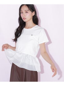 裾バルーンTシャツ JILL by JILL STUART ジル バイ ジル スチュアート トップス カットソー・Tシャツ ホワイト ブラック イエロー【送料無料】[Rakuten Fashion]