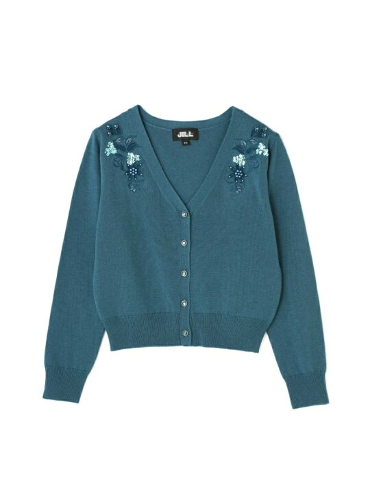 楽天市場】【SALE／60%OFF】フラワービジューニットカーディガン JILL  