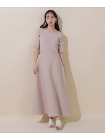 ◇総針フレアニットワンピース JILL by JILL STUART ジル バイ ジル スチュアート ワンピース・ドレス ワンピース ピンク ベージュ ネイビー【送料無料】[Rakuten Fashion]