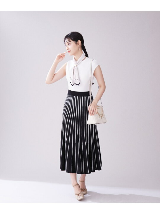 楽天市場】【SALE／50%OFF】[SALONシリーズ] スカーフボウタイニット  