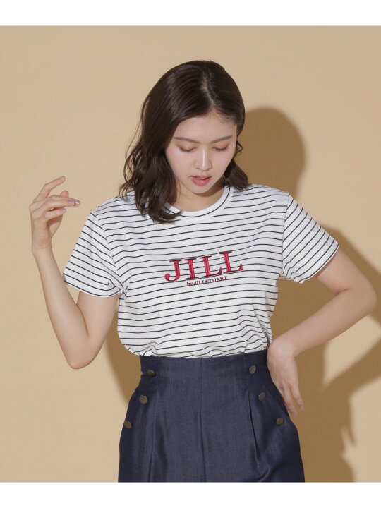 楽天市場】オーガニック刺繍ロゴTシャツ JILL by JILL STUART ジル 