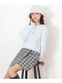 【SALE／30%OFF】フィルムラメオフショルニット JILL by JILL STUART ジル バイ ジル スチュアート トップス ニット ブルー ベージュ ピンク【RBA_E】【送料無料】[Rakuten Fashion]
