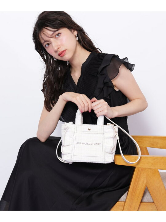 楽天市場】＜フリルトートミニ＞ツイード JILL by JILL STUART ジル 