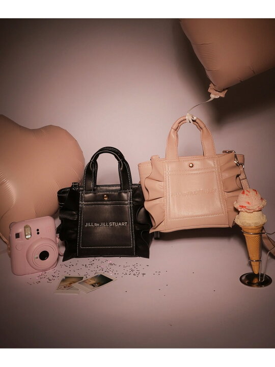 楽天市場】＜フリルトートミニ＞フェイクレザー JILL by JILL STUART 