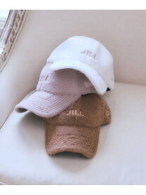 ＜ニューエラコラボ＞ボアキャップ JILL by JILL STUART ジル バイ ジル スチュアート 帽子 その他の帽子 ブラウン ホワイト ベージュ【送料無料】[Rakuten Fashion]