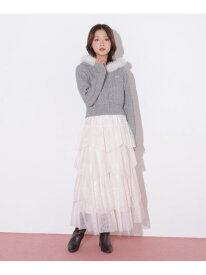 ボリュームティアードチュールスカート JILL by JILL STUART ジル バイ ジル スチュアート スカート その他のスカート ブラック ホワイト ピンク【送料無料】[Rakuten Fashion]