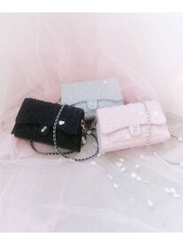 ツイードキルティングチェーンバッグ JILL by JILL STUART ジル バイ ジル スチュアート バッグ その他のバッグ ブルー ピンク ネイビー【送料無料】[Rakuten Fashion]