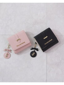 チャーム付きミニウォレット JILL by JILL STUART ジル バイ ジル スチュアート 財布・ポーチ・ケース 財布 ピンク ブラック【送料無料】[Rakuten Fashion]