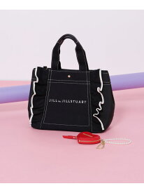 フリルトート大 JILL by JILL STUART ジル バイ ジル スチュアート バッグ その他のバッグ ブラック ブラウン ホワイト【送料無料】[Rakuten Fashion]