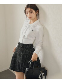 ＜セットアップ対応＞ツイードバルーンミニスカート JILL by JILL STUART ジル バイ ジル スチュアート スカート その他のスカート ブラック グレー ホワイト【先行予約】*【送料無料】[Rakuten Fashion]
