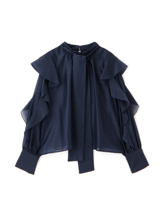 楽天市場】【SALE／37%OFF】ボウタイ付きフリルブラウス JILL by JILL 