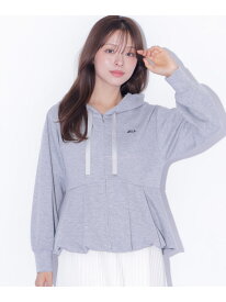 バルーンペプラムフーディー JILL by JILL STUART ジル バイ ジル スチュアート トップス カットソー・Tシャツ ホワイト ピンク グレー【送料無料】[Rakuten Fashion]