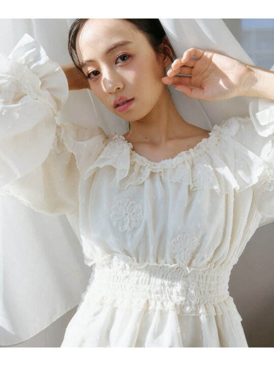 楽天市場】【SALE／40%OFF】2way立体レースブラウス JILL by JILL 
