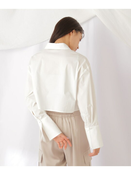 楽天市場】【SALE／50%OFF】タイ付きクロップドシャツ JILL by JILL  