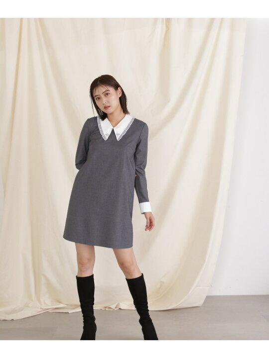 楽天市場】【SALE／60%OFF】デタッチャブルカラーワンピース2023 JILL 