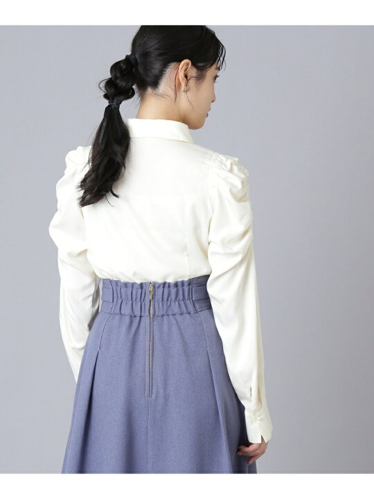 楽天市場】【SALE／50%OFF】パール釦パワショルブラウス JILL by JILL 