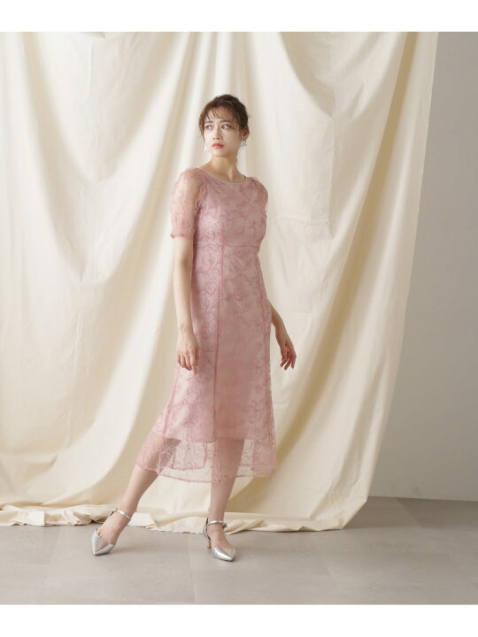 楽天市場】【SALE／64%OFF】ローズエンブロイダリーワンピース JILL by 