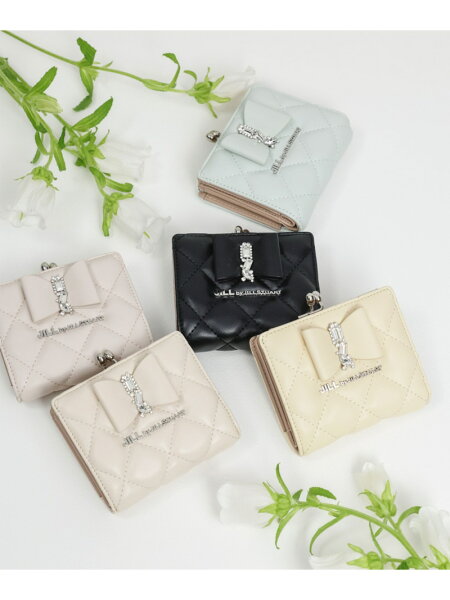RIBBONキルトウォレット JILL by JILL STUART ジル バイ ジル スチュアート 財布・ポーチ・ケース 財布 ピンク イエロー ブルー ブラック【先行予約】*【送料無料】[Rakuten Fashion]
