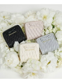 ミニリボンパフィウォレット JILL by JILL STUART ジル バイ ジル スチュアート 財布・ポーチ・ケース 財布 ブラック ホワイト ピンク ブルー【送料無料】[Rakuten Fashion]