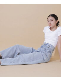 ◇スタイルアップサイドカットデニム JILL by JILL STUART ジル バイ ジル スチュアート パンツ その他のパンツ ブルー ホワイト【送料無料】[Rakuten Fashion]