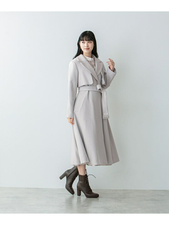 楽天市場】ライトモッサウールトレンチコート JILL by JILL STUART  