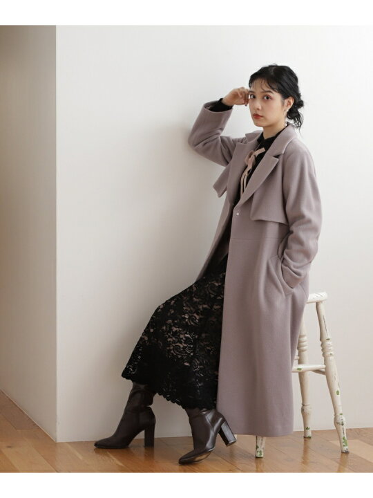 楽天市場】ライトモッサウールトレンチコート JILL by JILL STUART  