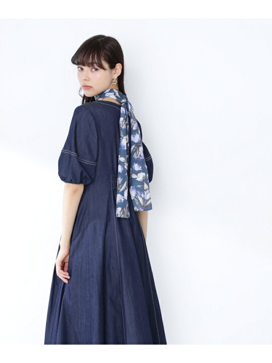 楽天市場】【SALE／30%OFF】タックウエストスカーフ付ワンピース JILL  