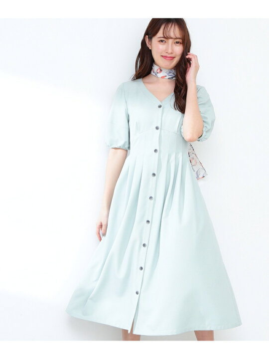 楽天市場】【SALE／30%OFF】タックウエストスカーフ付ワンピース JILL  