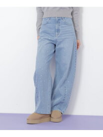 ビジュートッピングデニムパンツ JILL by JILL STUART ジル バイ ジル スチュアート パンツ その他のパンツ ブラック ブルー【送料無料】[Rakuten Fashion]