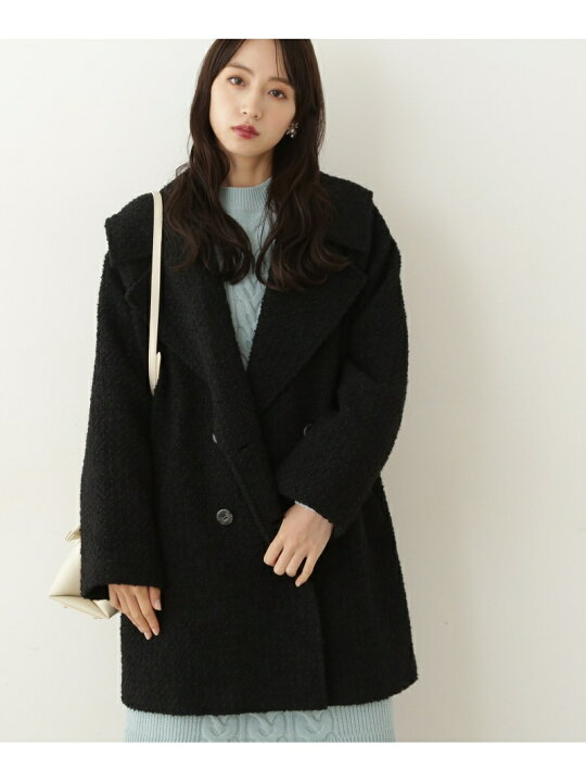 楽天市場】【SALE／20%OFF】ツイードコクーンコート JILL by JILL 