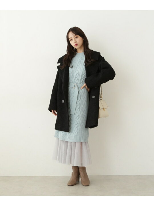 楽天市場】【SALE／20%OFF】ツイードコクーンコート JILL by JILL 