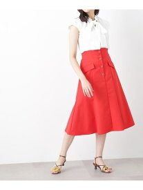 【SALE／43%OFF】フロントボタンセミフレアスカート JILL by JILL STUART ジル バイ ジル スチュアート スカート その他のスカート レッド ベージュ ネイビー【RBA_E】【送料無料】[Rakuten Fashion]