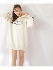 【SALE／30%OFF】バイカラーフーディーミニワンピース JILL by JILL STUART ジル バイ ジル スチュアート ワンピース・ドレス ワンピース ホワイト ピンク【RBA_E】【送料無料】[Rakuten Fashion]