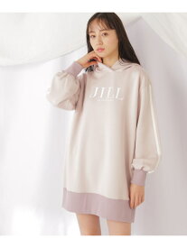 【SALE／30%OFF】バイカラーフーディーミニワンピース JILL by JILL STUART ジル バイ ジル スチュアート ワンピース・ドレス ワンピース ホワイト ピンク【RBA_E】【送料無料】[Rakuten Fashion]